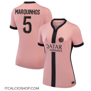 Paris Saint-Germain Marquinhos #5 Terza Maglia Femmina 2024-25 Manica Corta